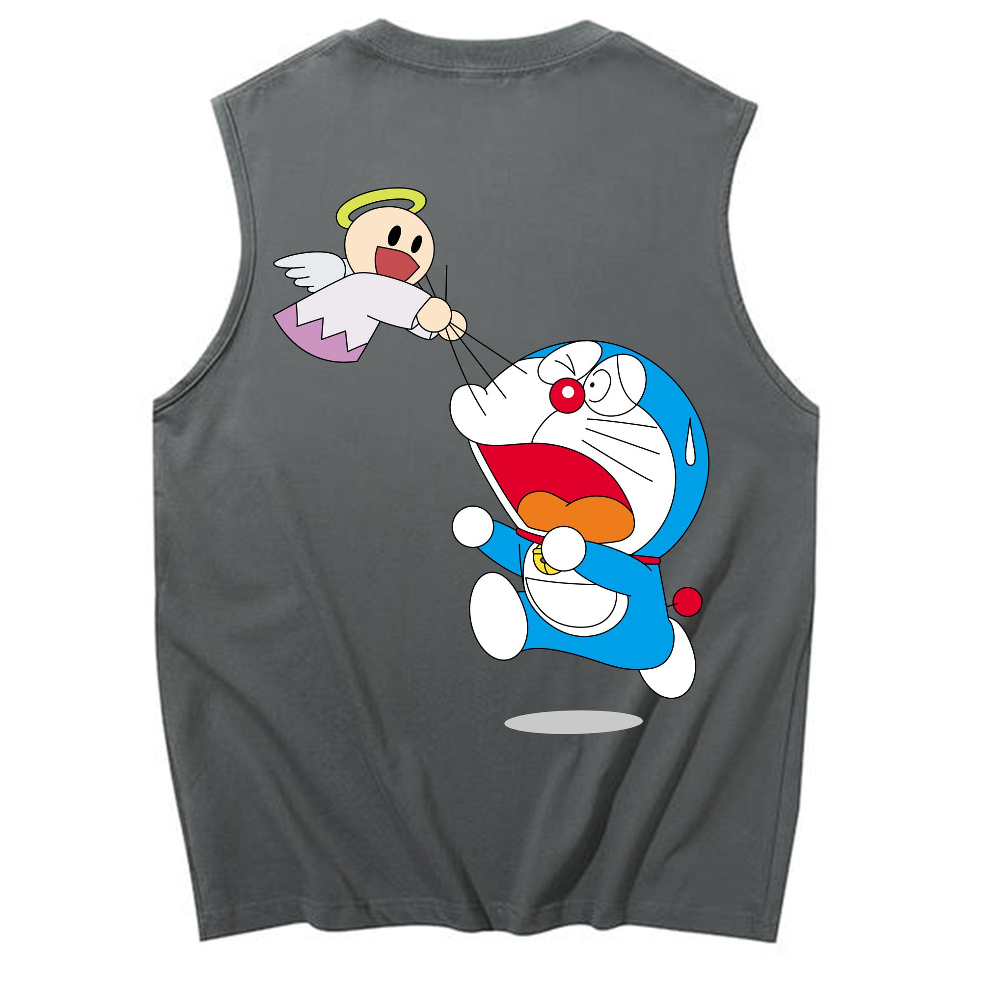（画像用） ドラえもん Doraemon コットン100％タンクトップ（背面プリント）
